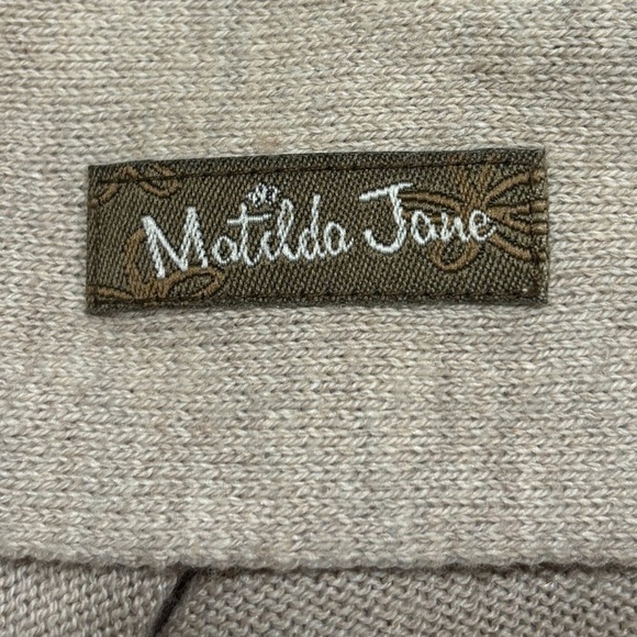 Matilda Jane Come On Over Cardigan Size Medium Fringe Tassel Hem - Picture 8 of 11